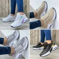 thumbnail image 2 of Htwon Non slip Women Air Cushion Sneakers Comfy Fashion Tennis Sports Running Shoes, 2 of 30