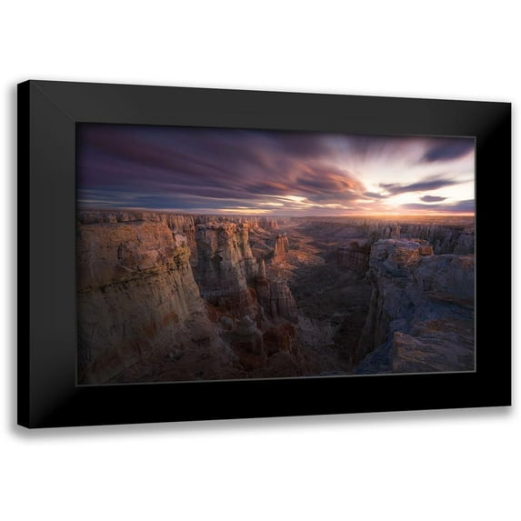 Moore, Chris 24x17 Black Modern Framed Museum Art Print Titled - Above and Beyond