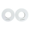 thumbnail image 5 of amleso 2 Pieces Barbell Plates Strength Training Weight Plate Fitness Professionals White 0.25kg, 5 of 10