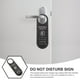 thumbnail image 3 of Nestingho Colgante De Puerta Para Sala De Reuniones En Cuero Negro Doble Lado Por Favor, 3 of 7