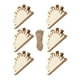 thumbnail image 5 of 30 piezas de madera sin terminar, rodajas de madera en , astillas de madera, manualidades, decoración del hogar, tablero de madera para tableros, 5 of 9
