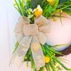 thumbnail image 4 of Fiudx Guirnalda de Flores, Corona Floral Vibrante para Puerta, Decoración con Flores Artificiales, Material Flexible y Duradero, Decoración de Pared para El Hogar, Exhibición para Bodas, Diseño de Fá, 4 of 6