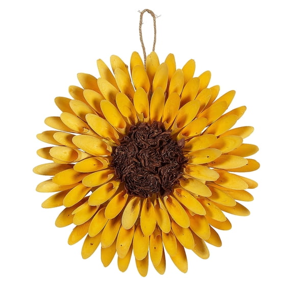 Sunflower Shaped Wreath, Home Decor, Thanksgiving, 1 Pieces