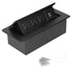 thumbnail image 4 of Toma De Escritorio, AC125V 10A, Puerto USB Impermeable, Toma De Corriente Negra, A Prueba De Fugas, Moderna Para Oficina, 4 of 7