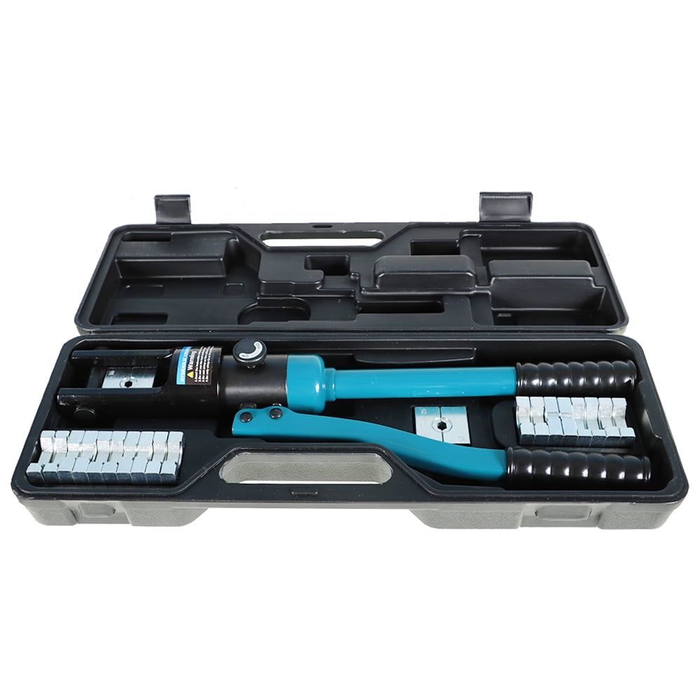 New Hydraulic Cable Lug Crimper 16Ton Tool Kit Includes Crimping Tool W/13 Dies