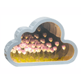 thumbnail image 1 of Lámpara de Noche Belug con Espejo Nube y Tulipanes Artificiales Blanco, 1 of 5