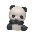 thumbnail image 2 of Figura en miniatura de panda, estatua de animal de regalo, adorno de arcilla morada, té Estilo B4.2x3.1x4.8cm, 2 of 9