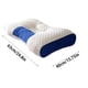 thumbnail image 3 of Almohada cervical no colapsable, apoya la columna cervical, ayuda al sueño, uso para adultos y estudiantes, 64*34cm, almohada mediana azul, 3 of 6