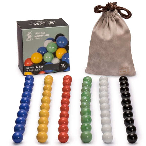 Juego de cuadros chinos Yellow Mountain Imports de mármol, 60 unidades