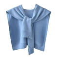 thumbnail image 1 of Versatile Solid Knit Shawl Wrap for Everyday Wear Outerwear Fashionable Neutral Accessory Create Cozy Layering, 1 of 2