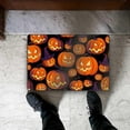 thumbnail image 3 of SKYSONIC Doormat Halloween Pumpkins on Black Lightweight Non Slip Indoor Outdoor Entryway Rugs Floor Mat for Bathroom Kitchen Entrance 31x20in, 3 of 6
