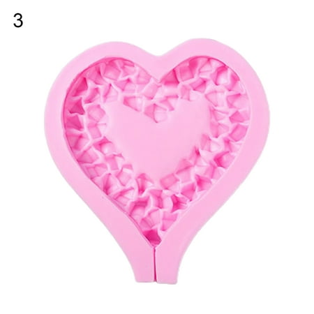 

Papaba Diamond Love Lollipop Silicone Mold Coral Cake Fondant Chocolate Mold DIY Tool