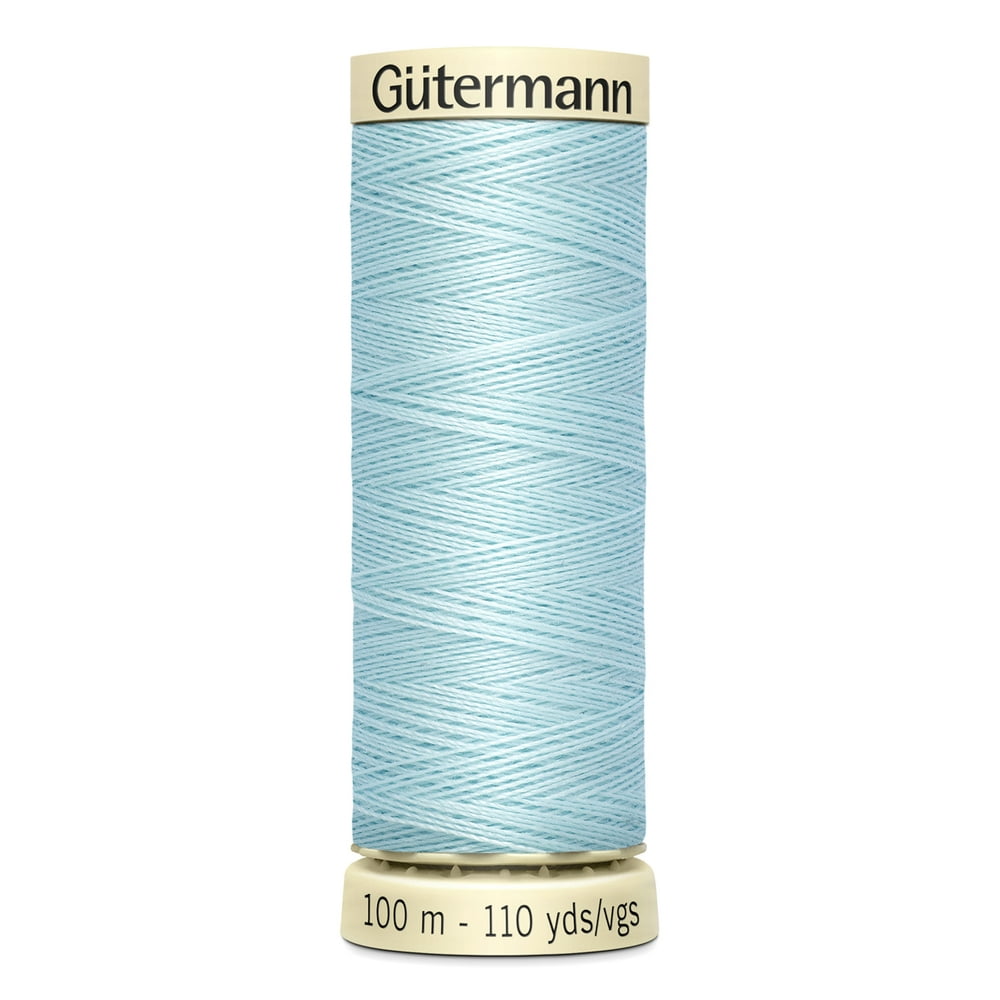 Gutermann SewAll Polyester Light Blue Thread, 110 Yd.