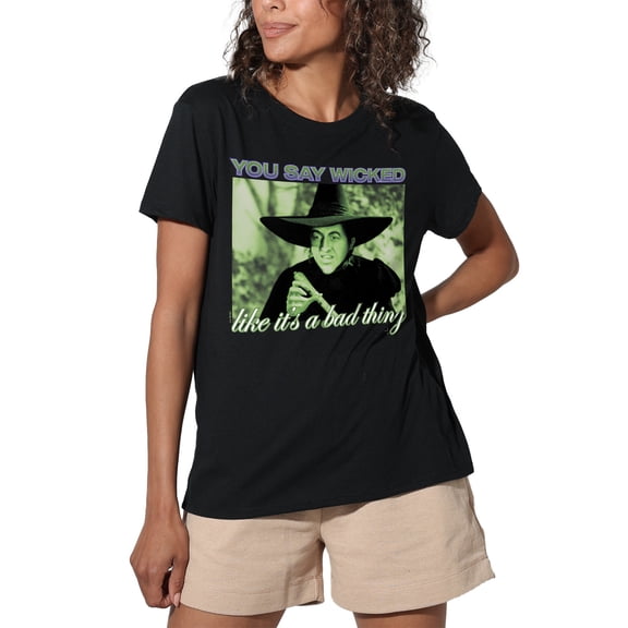 The Wizard of Oz Wicked Witch Women's Loose T-Shirt, Black, X-Large
