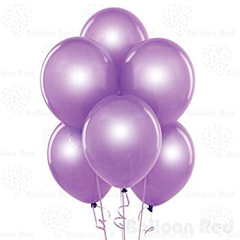 Pearl Lavender 10 Inch Pearlescent Thickened Latex Balloons, Pack of ...