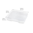 thumbnail image 2 of Caja organizadora Storage Craft IRIS USA, paquete de 6 unidades, portátil, transparente Iris Ohyama NA, 2 of 9