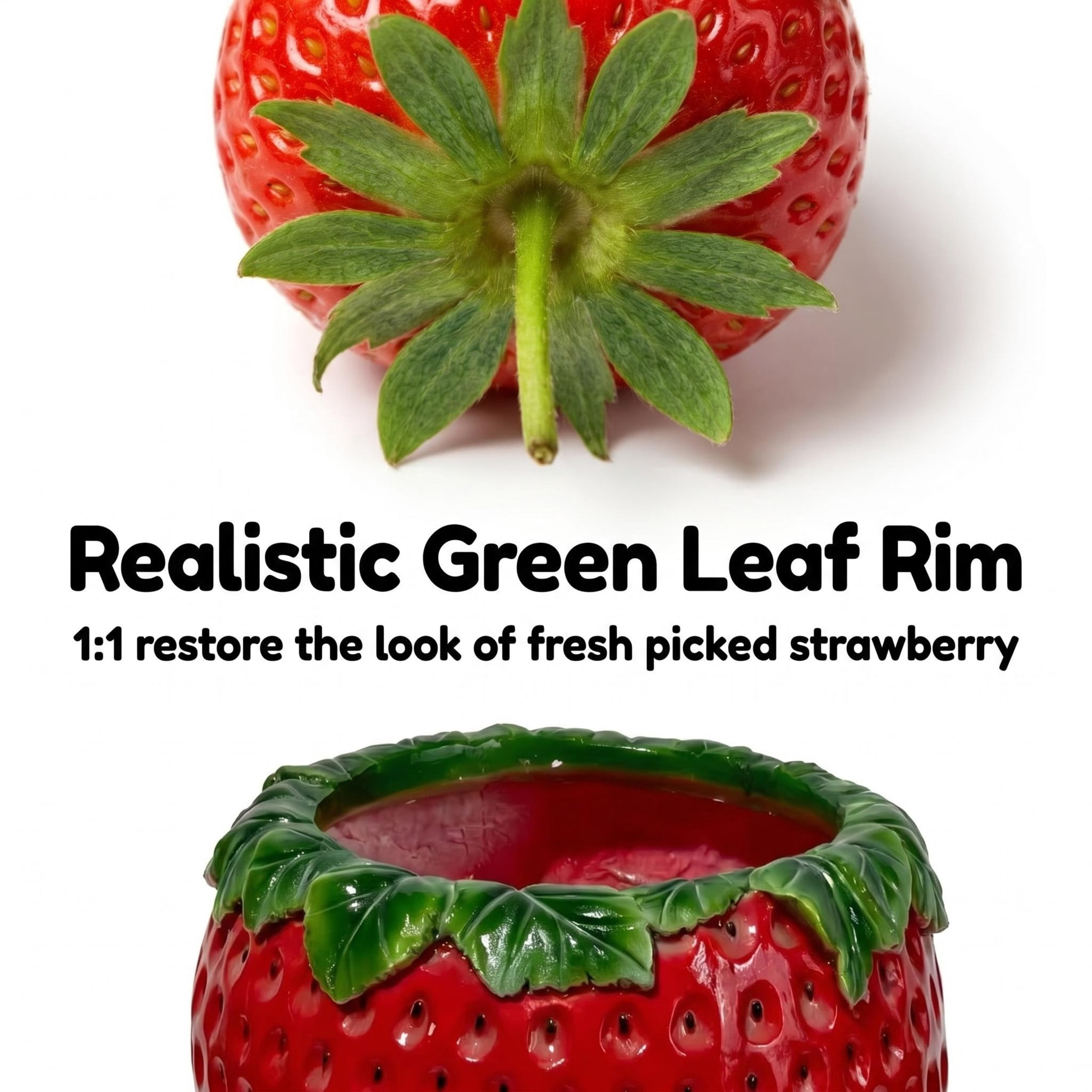 Noble House Strawberry Shaped Decorative Planter Pot & Flower Vase, Weather-Resistant Outdoor Garden Planter, Red