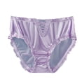 thumbnail image 3 of Swuxness Women's Seamless High Waisted Brief Fashion Breathable Crotch Soft Stretch Comfortable Plus Size Panties, 3 of 4