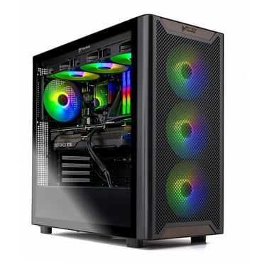 Skytech Chronos Gaming PC Desktop AMD Ryzen 7 9700X NVIDIA Geforce RTX 5070 1TB Gen4 SSD 32GB DDR5 RAM, AIO Liquid Cooling Windows 11