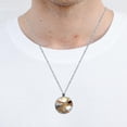 thumbnail image 5 of Marble Glass Circular Pendant Necklace - Stylish Womens Necklaces ?, 5 of 5