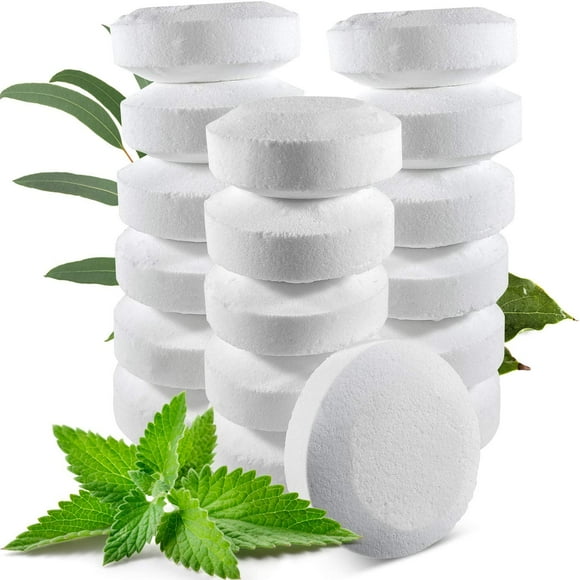 "18 Shower Steamer Extra Strong - Menthol Crystals, Camphor Crystals, Eucalyptus Essential Oil - 2 oz/Each (18 Tablets)"