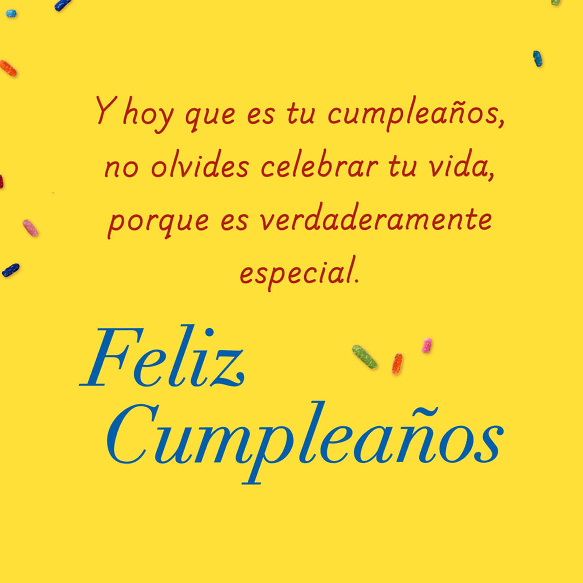 Hallmark VIDA Spanish-Language Birthday Card for Grandson (You Are A Gift)
