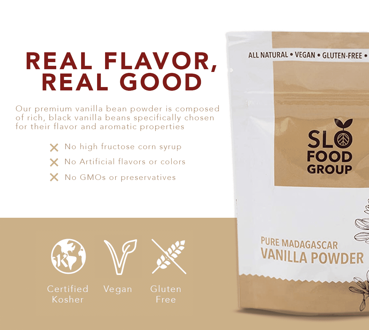 Slofoodgroup Madagascar Vanilla Powder - 2 oz.