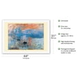 thumbnail image 2 of Impression Sunrise - Paris France - From an Original Color Painting by Claude Monet c.1872 - Fine Art Rolled Canvas Print 27in x 40in, 2 of 4