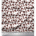 thumbnail image 1 of Soimoi Viscose Chiffon Fabric Leaves & Floral Artistic Printed Craft Fabric by The Yard 42 Inch Wide, 1 of 3