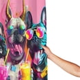 thumbnail image 3 of Shower Curtain, French Bulldog Cool No.103 Washable Shower Curtain for Bathroom, Waterproof Bathroom Shower Curtain Set with Hooks Long Shower Curtain 72x72in Home Decor, 3 of 7