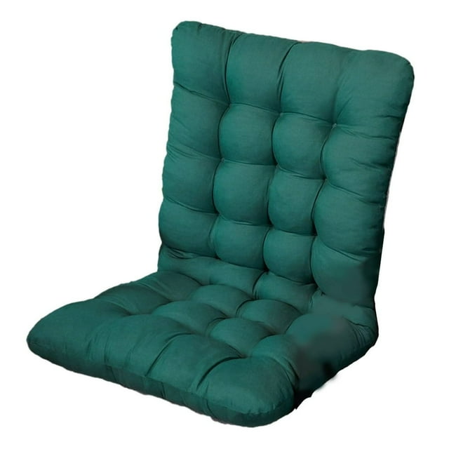 HLONK Clearance Rocking Chair Cushion Rocker Chairs Replacement Cushions Set for Indoor Water Resistant Extra Cozy Tufted Seat Pads and Non Slip High Back Pad with Ties for Outdoor