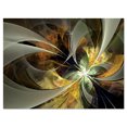 thumbnail image 2 of Design Art - Fleur Fractale Dorée Symétrique, 2 of 3