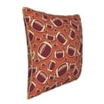 thumbnail image 2 of Xecao American Football1 Print Soft Velvet Decorative Throw Pillow Covers, Square Cushion Cases for Bed, Sofa, Living Room, Car, and Indoor Outdoor Use-20"x20", 2 of 8