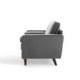 thumbnail image 6 of Loveseat Sofa, Velvet, Grey Gray, Modern Contemporary Urban Design, Living Lounge Room Hotel Lobby Hospitality, 6 of 9