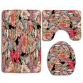 thumbnail image 1 of JSDART Because Sloths 3 Piece Bathroom Rugs Set Bath Rug Contour Mat and Toilet Lid Cover, 1 of 2
