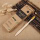 thumbnail image 1 of Cepillo de dientes para adultos y niños con caja de ondas planas, suave, de lana y carbón de bambú, 1 of 1