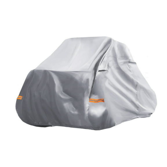 Unique Bargains UTV Cover Universal  Side by Side Cover Waterproof Outdoor Full Protection 210D-PU Silver Tone 122.05"