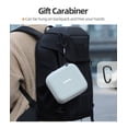 thumbnail image 4 of Mini Carrying Case for DJI Flip, Portable Travel Storage Bag Flip Drone Body Case Waterproof PU Leather EVA Protective Cover Hard Shell Organizer with Carabiner Accessories, 4 of 10