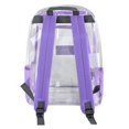 thumbnail image 5 of Trailmaker, Deluxe Clear Unisex Backpack With Reinforced Straps Perfect for School, Security, Sporting Events - Purple, 5 of 5