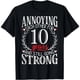 thumbnail image 1 of Aniversario de 10 Años Molestándonos - Playera para Mujer Talla Extra Grande S-4XL, Blanca y Negra, 1 of 7