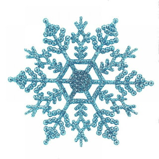 Illuminated Glitter Snowflakes Blue – martinezstickercompany