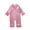 P174 Pink, variant on Tfken Girls Pajamas Jumpsuit Long Sleeve Fall Winter Comfy Casual Sleepwear Homewear Button Daily Wear Soft Loungewear Toddler Comfortable Clothes Size 6-12 Months Pink