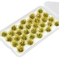 thumbnail image 3 of 6x32 Uds. Racimo De Flores En Miniatura Para Modelo DIY, Diseño De Arena, Decoración, Amarillo, 3 of 8