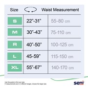 Seni Super Plus Adult Incontinence Brief L Heavy Absorbency Breathable / Overnight, S-LA25-BP1, Severe, 25 Ct