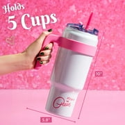 Paris Hilton 40oz Tumbler with Removable Handle - White