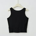 thumbnail image 5 of Xixinqiwan No Boundaries Women Tops Clearance,Women’s Ribbed Crop Tank Top Sexy Racerback Crop Top Classic Basic Double Layer Cute Cami Tank, 5 of 5