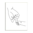 thumbnail image 1 of Stupell Industries Baby Hands Holding Index Finger Minimal Line Drawing, 10 x 15, Designed by JJ Design House LLC, 1 of 1