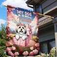 thumbnail image 3 of My Dog Is My Valentine Cute Havanese in Gift Box House Flag 28x40in Double Sided Havanese Dog Lover Gifts Idea Outdoor Decor - 3006, 3 of 5