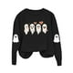 thumbnail image 4 of Ailaofu Halloween Cute Sweatshirt For Women Long Sleeve Pullover Graphic Basic Tops Casual Fall Fashion Sweatshirts, 4 of 7
