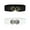 White & Black, variant on INSPIRE CHIC Womens Elastic Belts Metal Interlocking Buckle Stretchy Belts White & Brown